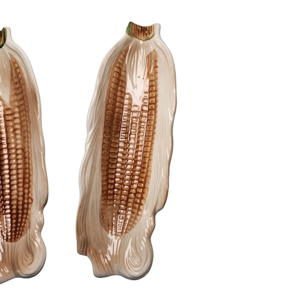 Vintage Ceramic Corn Cob Dishes - Set of 3 - Picture 2 of 7